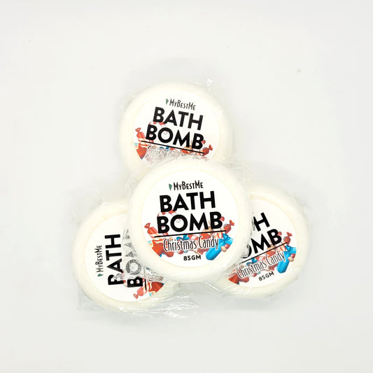 Christmas Candy Bath Bomb
